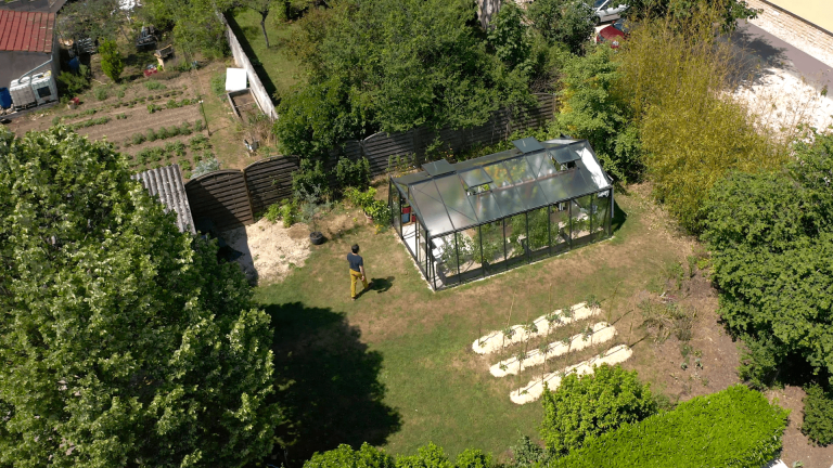 Ein innovatives Gewächshaus aus dem Garten eines Pioniers in Dijon